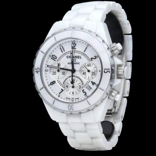 Chanel Montre J-12 Chronograph Automatic Ceramic sold by 58 Facettes product image thumbnail 2