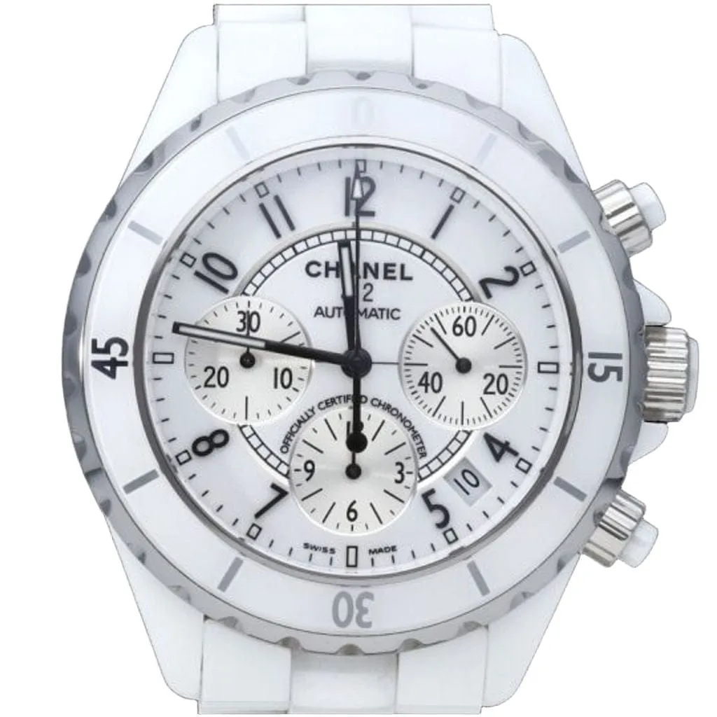 Chanel Montre J-12 Chronograph Automatic Ceramic sold by 58 Facettes