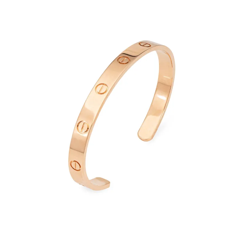 Cartier - Bracelet manchette Love Estate en or rose, bijou fin signé sold by 58 Facettes
