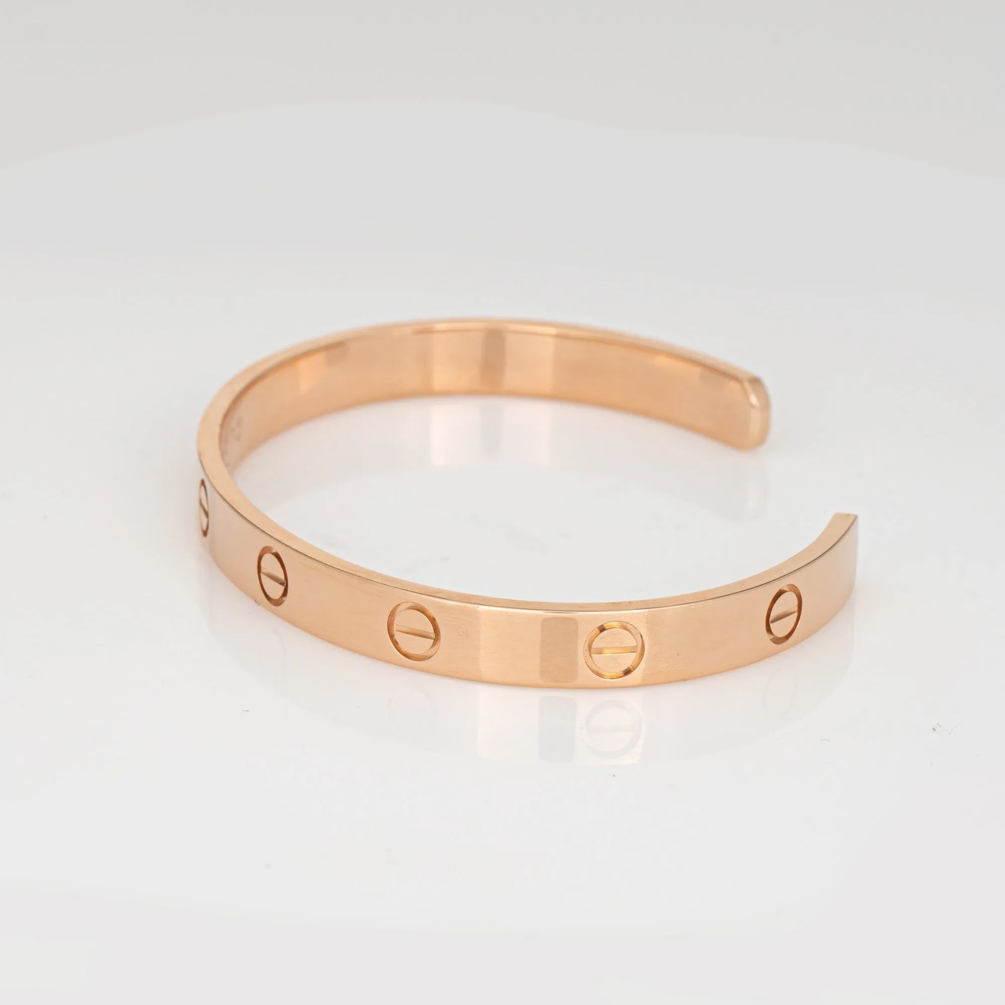 Cartier - Bracelet manchette Love Estate en or rose, bijou fin signé sold by 58 Facettes product image thumbnail 5
