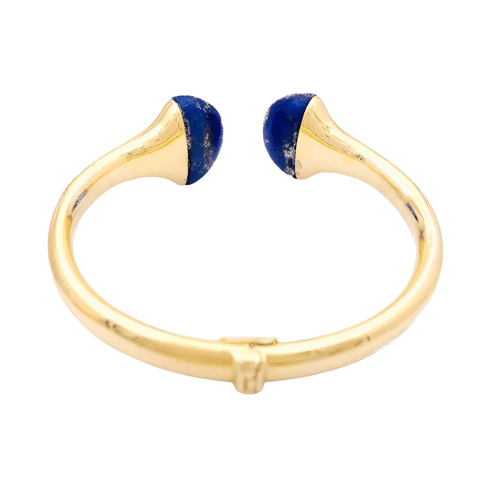Bracelet jonc, or jaune et lapis-lazuli. sold by 58 Facettes product image thumbnail 3