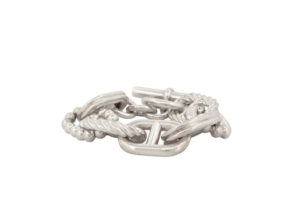bracelet HERMES parade chaine d'ancre gm 15.5 172.7gr en argent 925 sold by 58 Facettes product image thumbnail 4