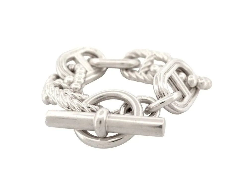bracelet HERMES parade chaine d'ancre gm 15.5 172.7gr en argent 925 sold by 58 Facettes product image thumbnail 2