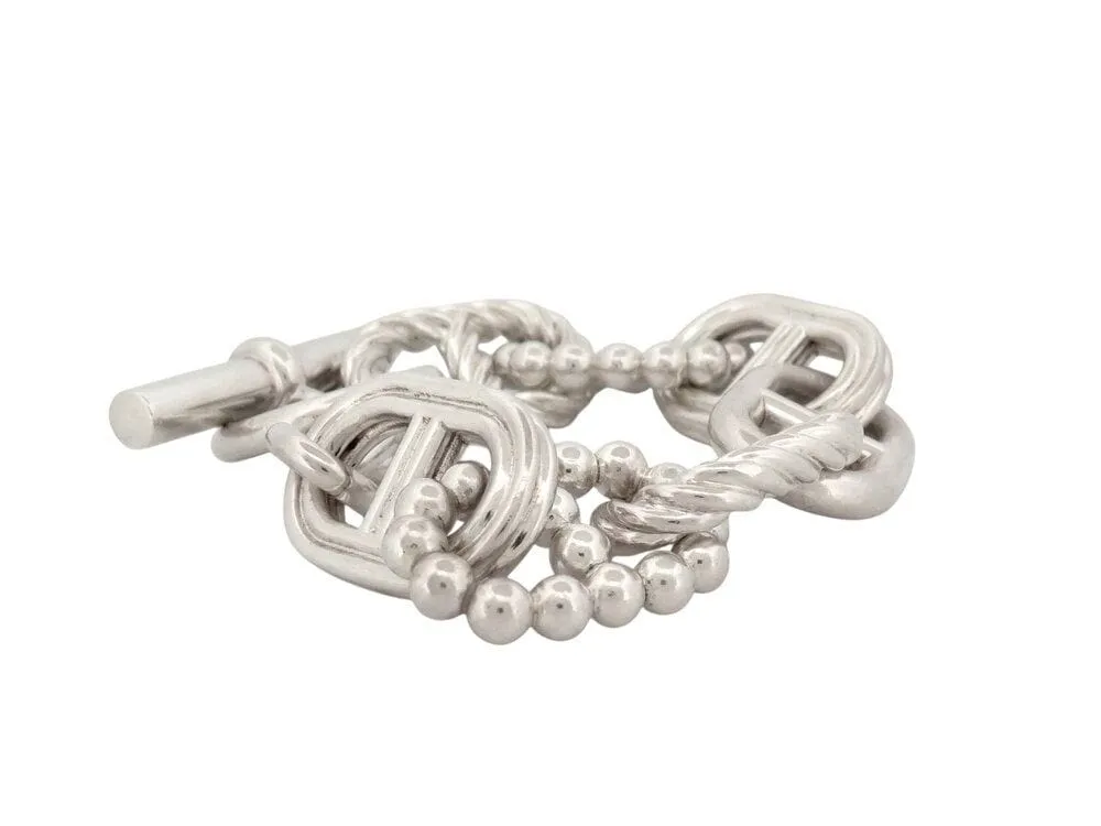 bracelet HERMES parade chaine d'ancre gm 15.5 172.7gr en argent 925 sold by 58 Facettes product image thumbnail 5