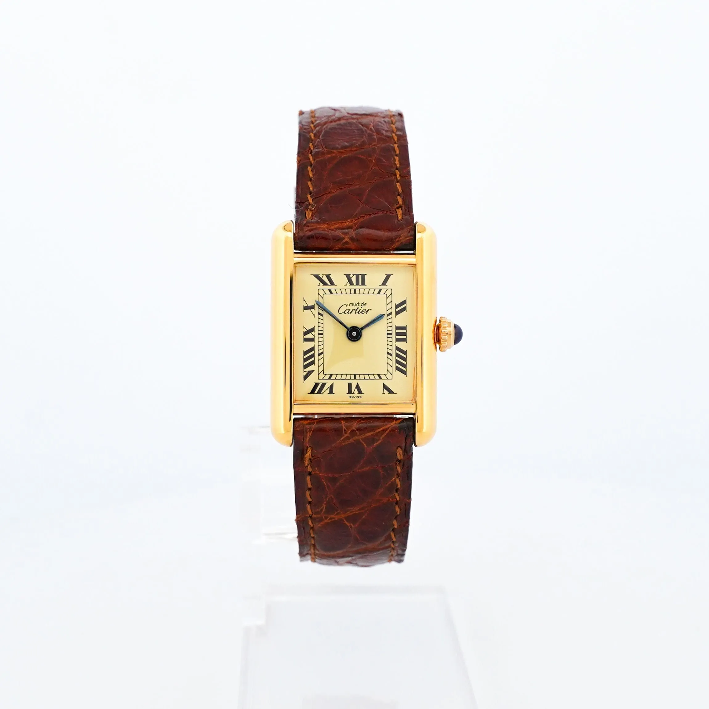 Cartier Tank Must - Cadran romain citron - SM sold by 58 Facettes product image thumbnail 3