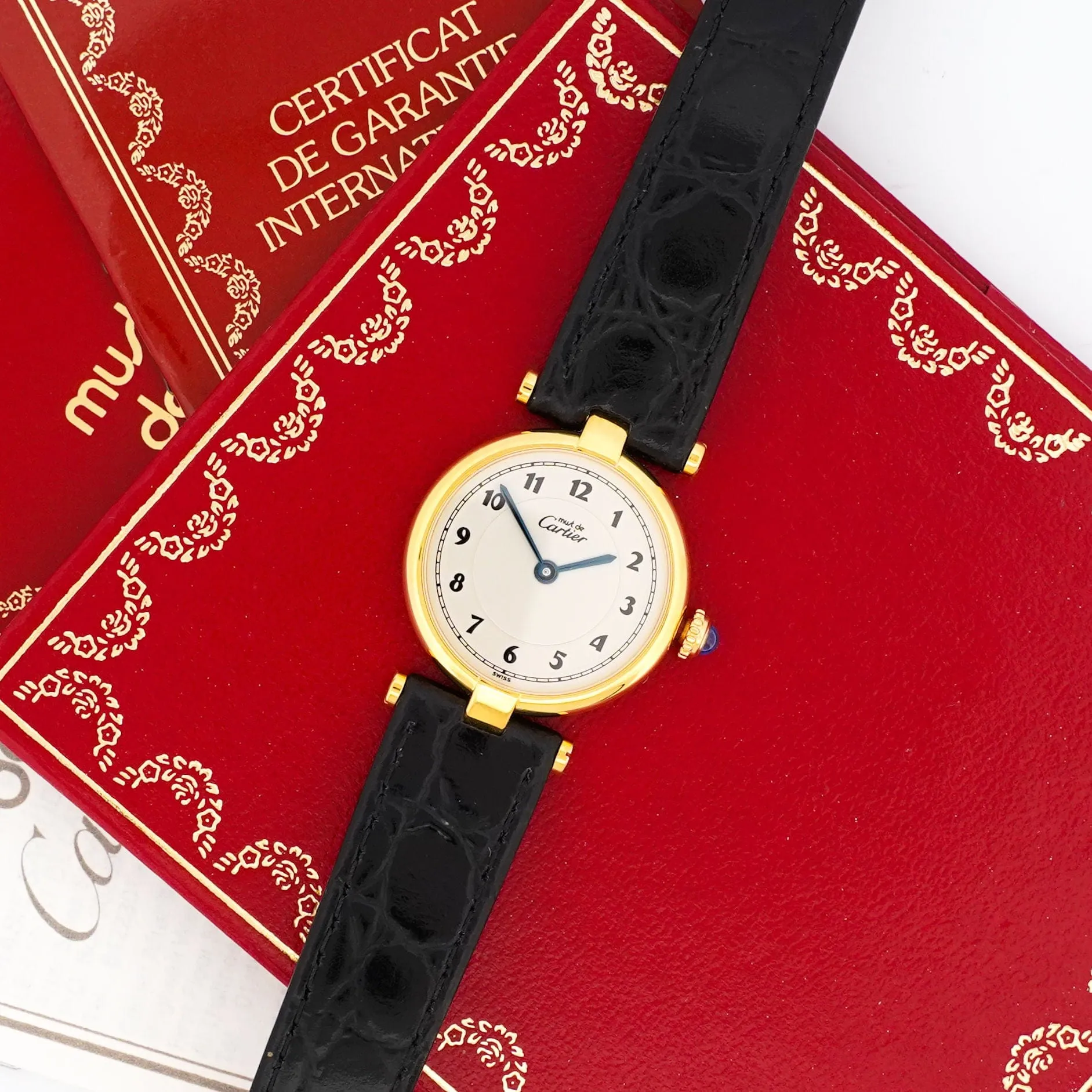 Cartier Must Vendôme - Cadran breguet ivoire - SM sold by 58 Facettes product image thumbnail 3