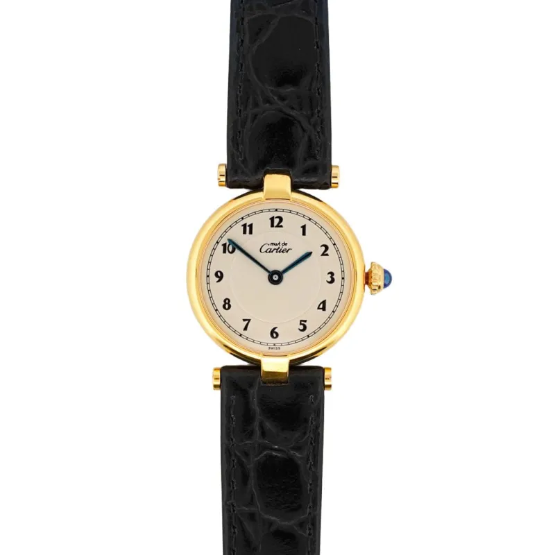 Cartier Must Vendôme - Cadran breguet ivoire - SM sold by 58 Facettes