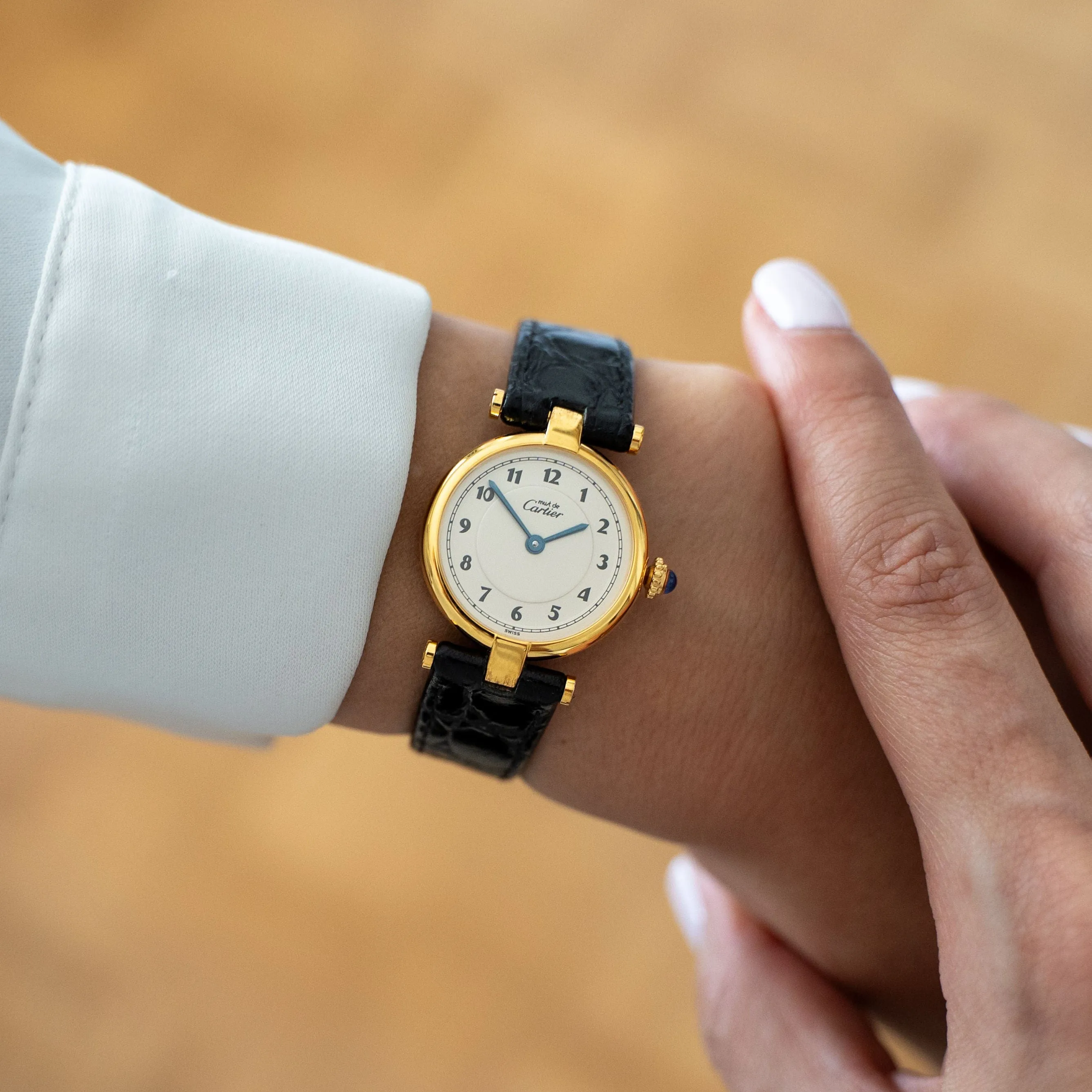 Cartier Must Vendôme - Cadran breguet ivoire - SM sold by 58 Facettes product image thumbnail 2