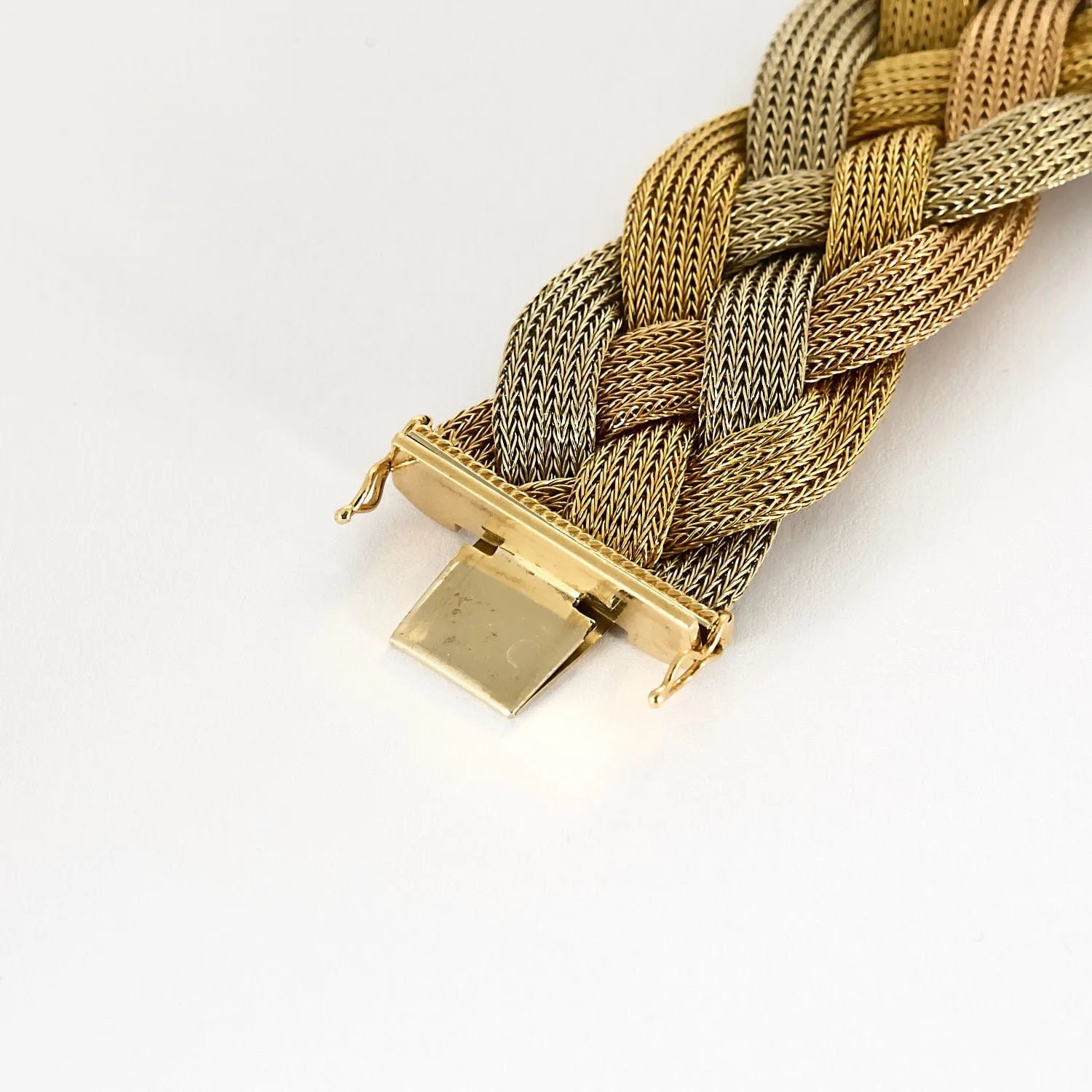 Bracelet en ors tressés sold by 58 Facettes product image thumbnail 4