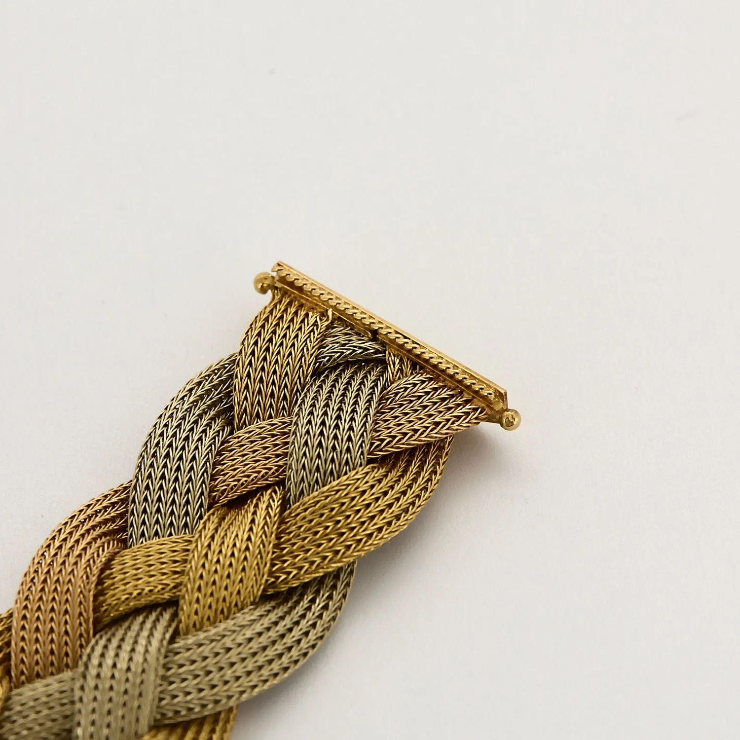 Bracelet en ors tressés sold by 58 Facettes product image thumbnail 5