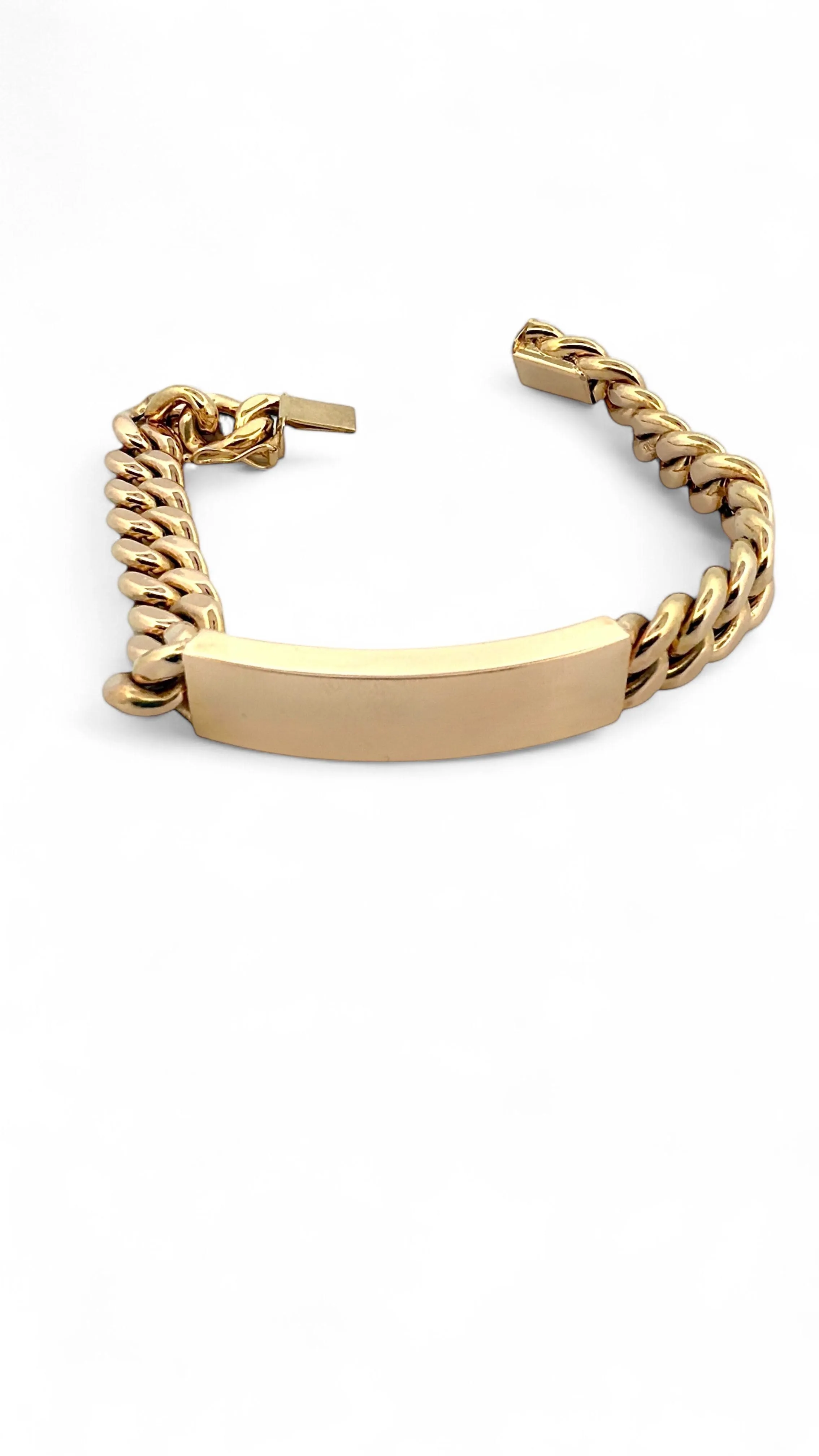 Gourmette identité en or jaune 18 carats sold by 58 Facettes