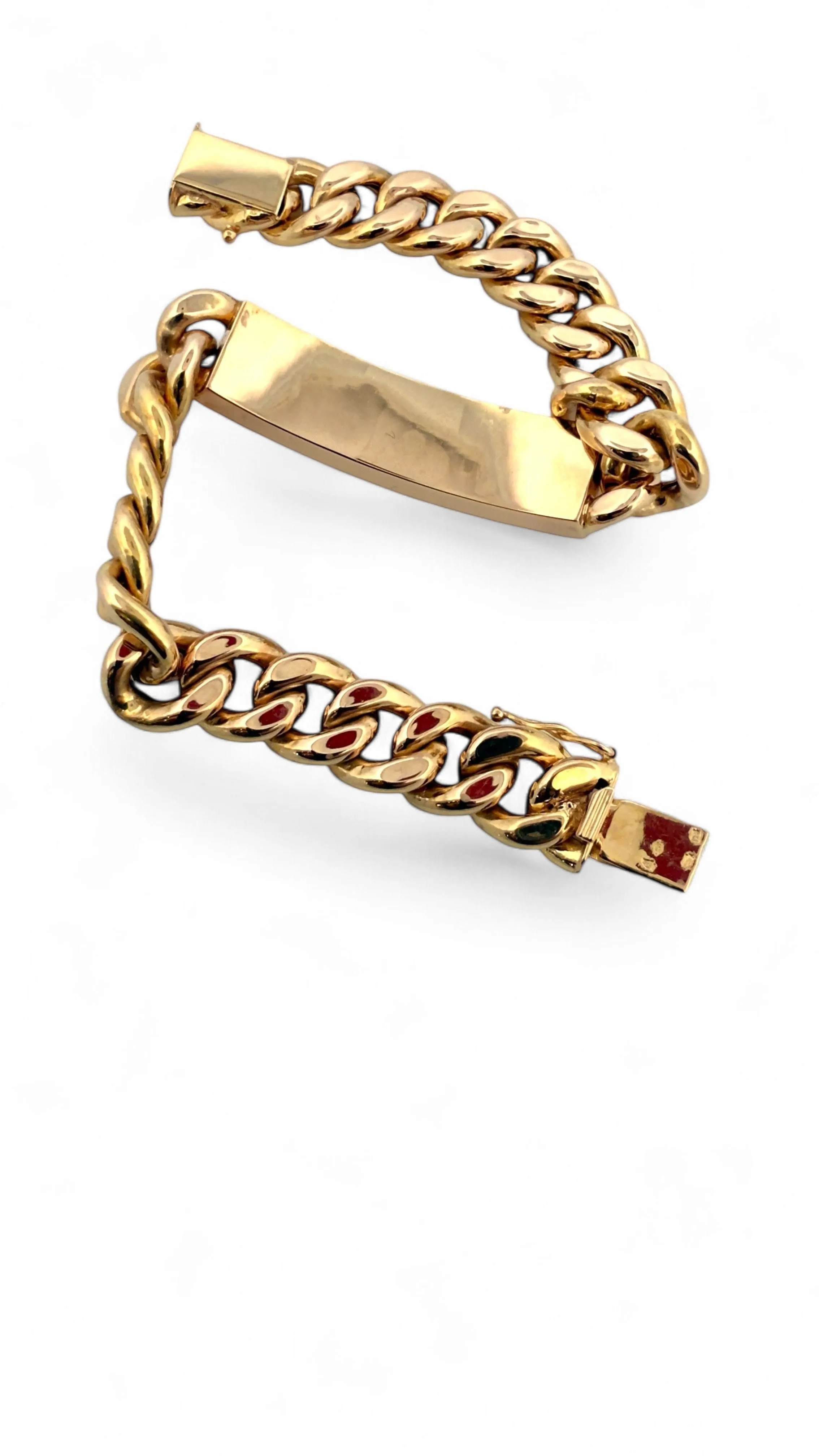 Gourmette identité en or jaune 18 carats sold by 58 Facettes product image thumbnail 3