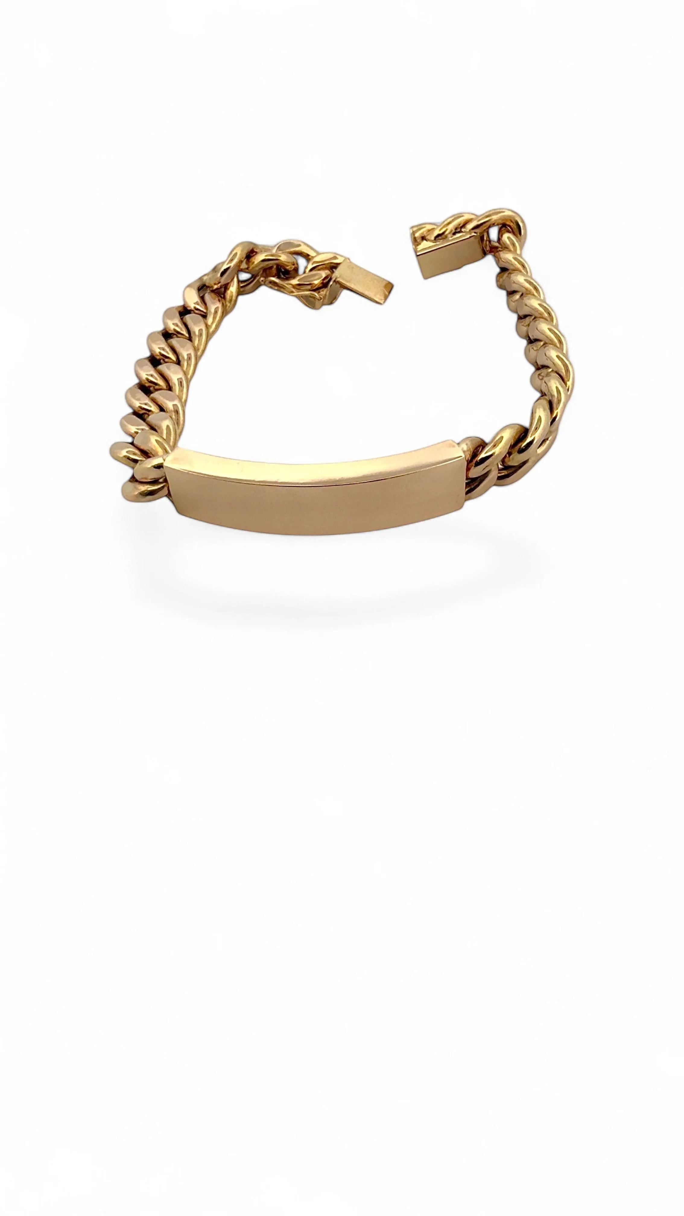 Gourmette identité en or jaune 18 carats sold by 58 Facettes product image thumbnail 5