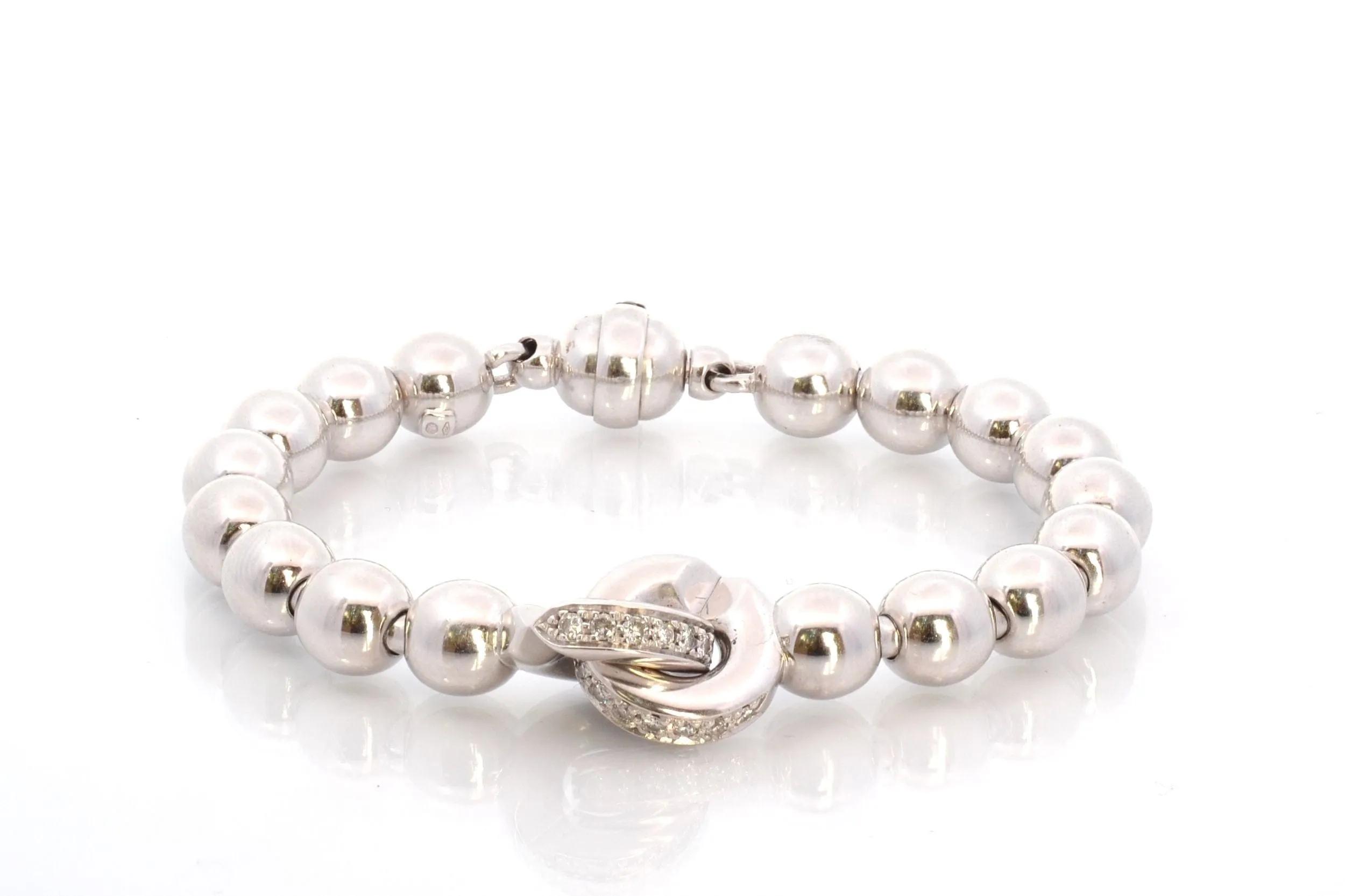 Bracelet diamants en or blanc 18k sold by 58 Facettes