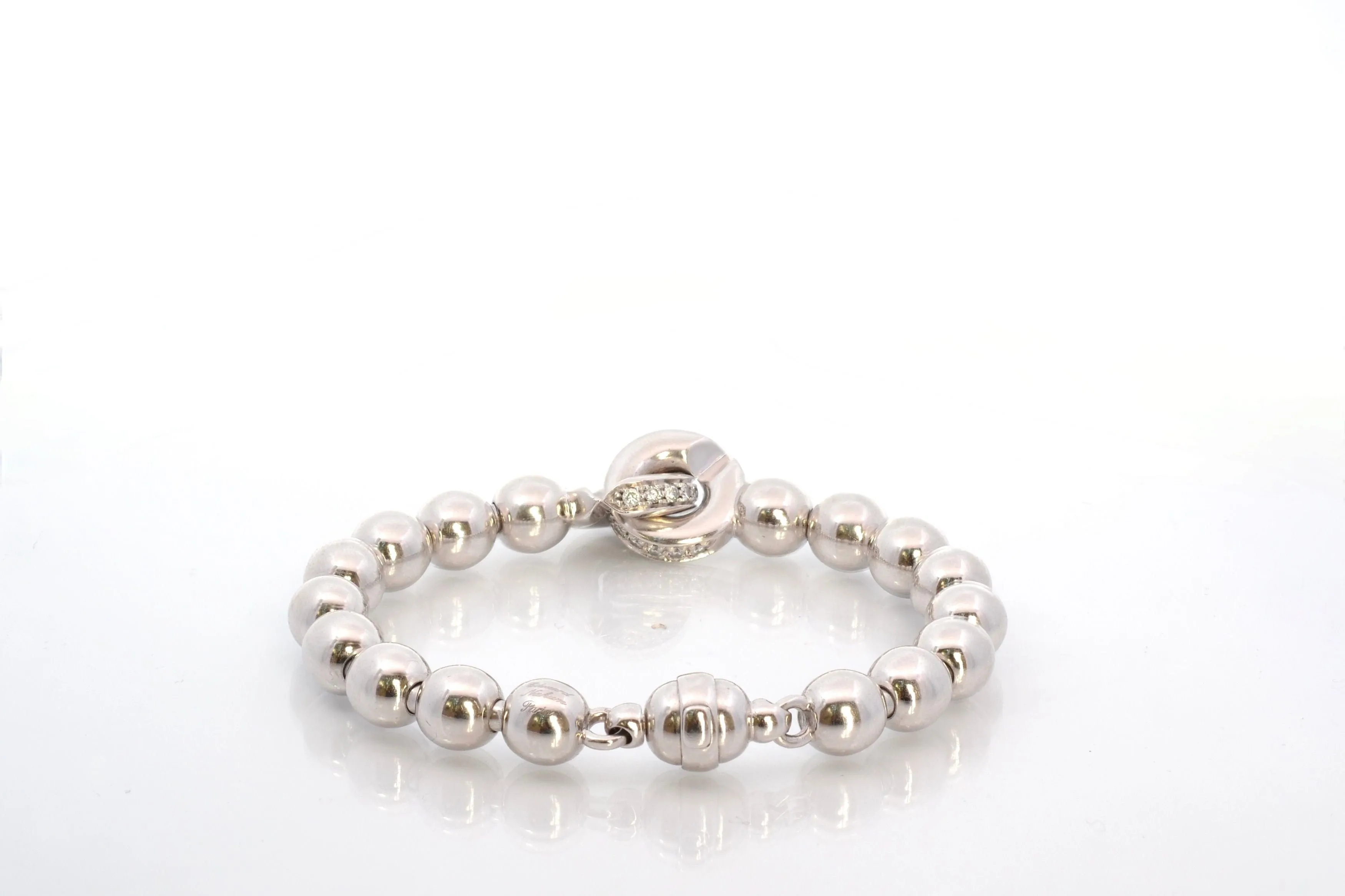 Bracelet diamants en or blanc 18k sold by 58 Facettes product image thumbnail 3