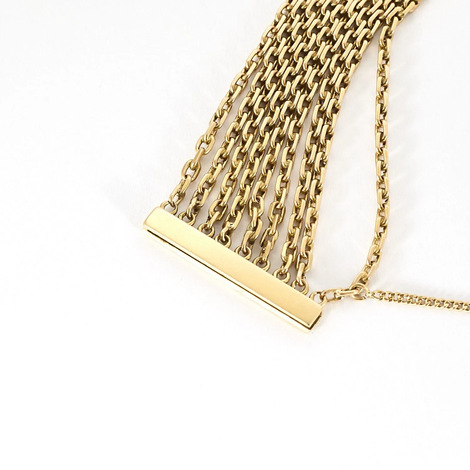 Bracelet multi rangs en or jaune sold by 58 Facettes product image thumbnail 4