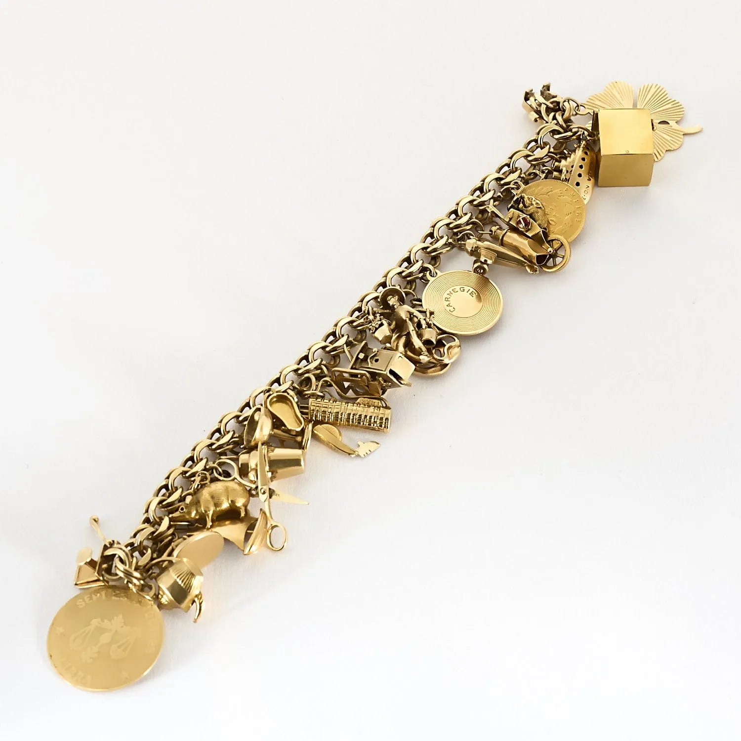 Bracelet "charm's" en or jaune sold by 58 Facettes product image thumbnail 4