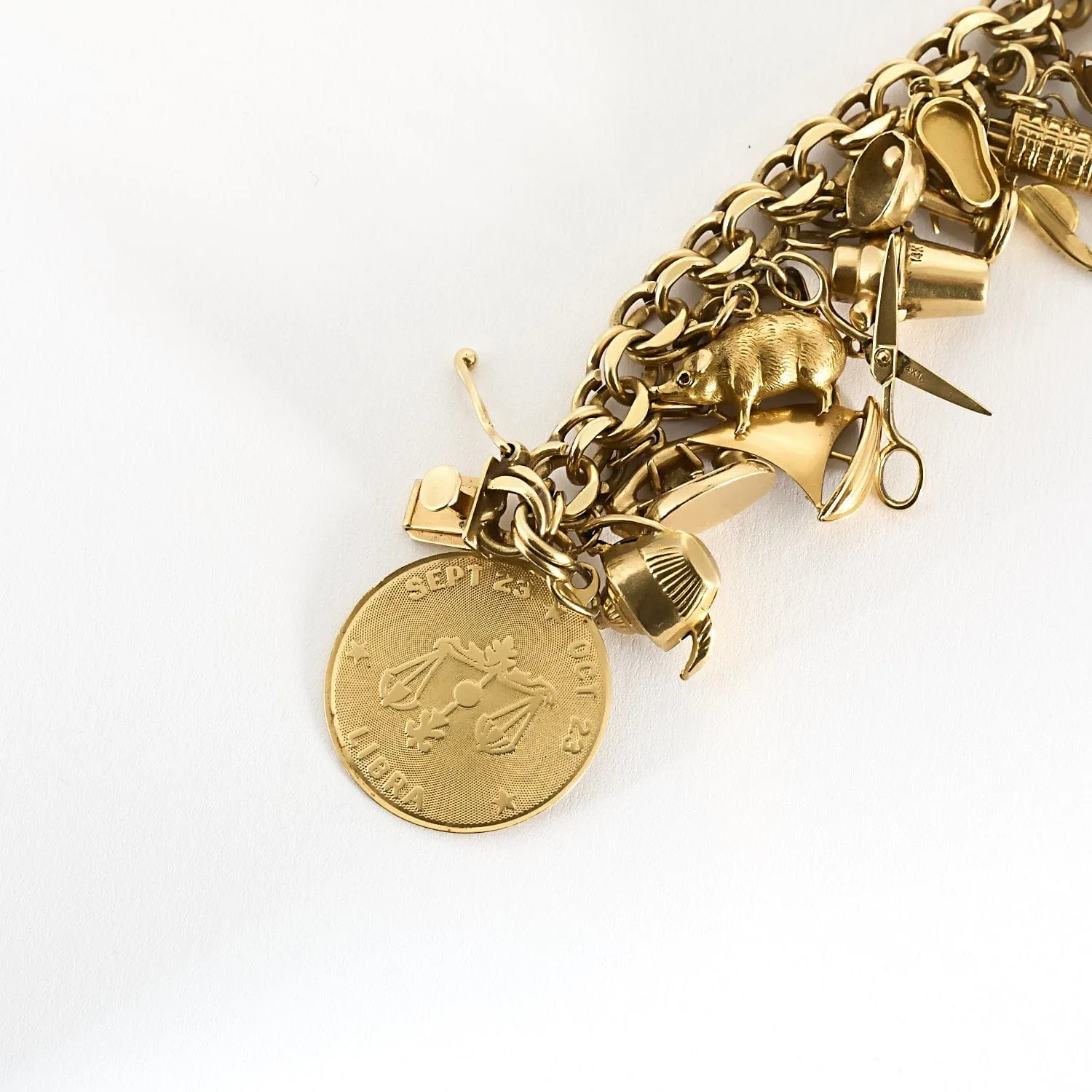 Bracelet "charm's" en or jaune sold by 58 Facettes product image thumbnail 5