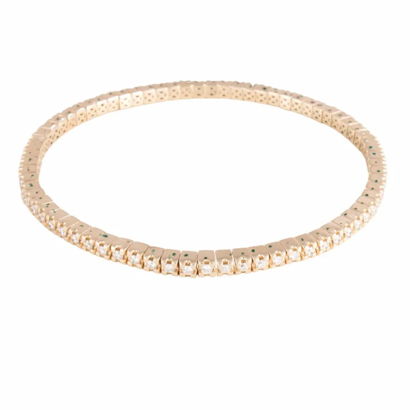 Bracelet Rivière Or jaune Diamants sold by 58 Facettes