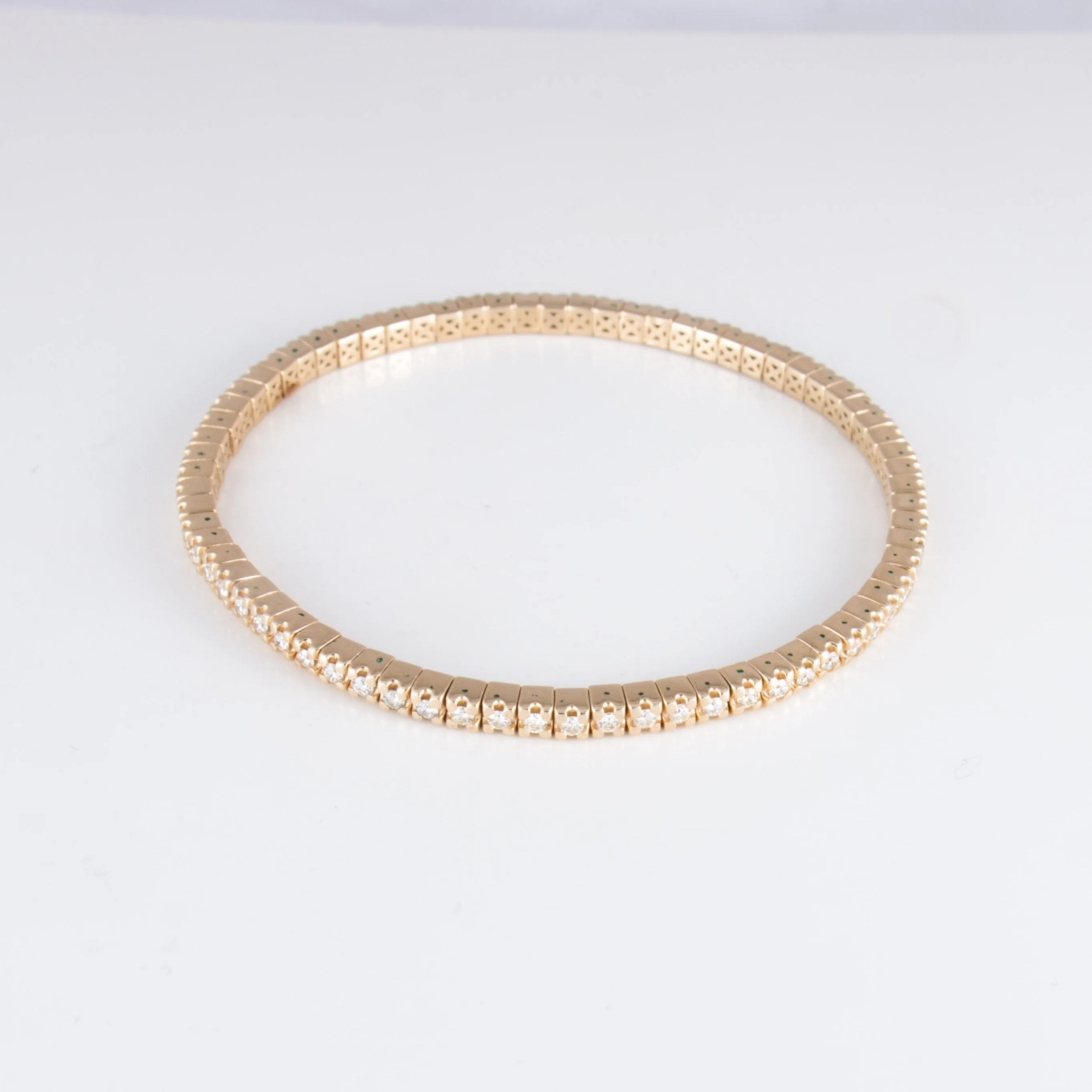 Bracelet Rivière Or jaune Diamants sold by 58 Facettes product image thumbnail 4