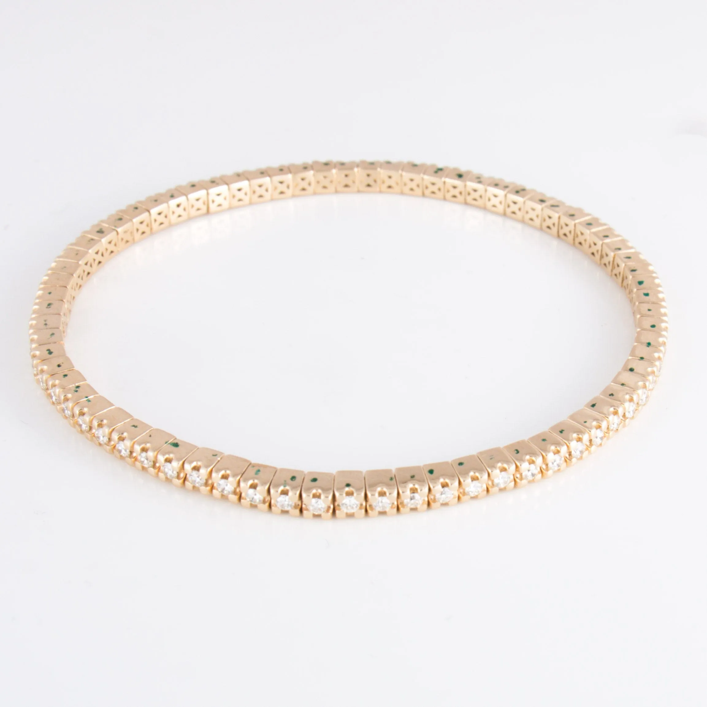 Bracelet Rivière Or jaune Diamants sold by 58 Facettes product image thumbnail 5