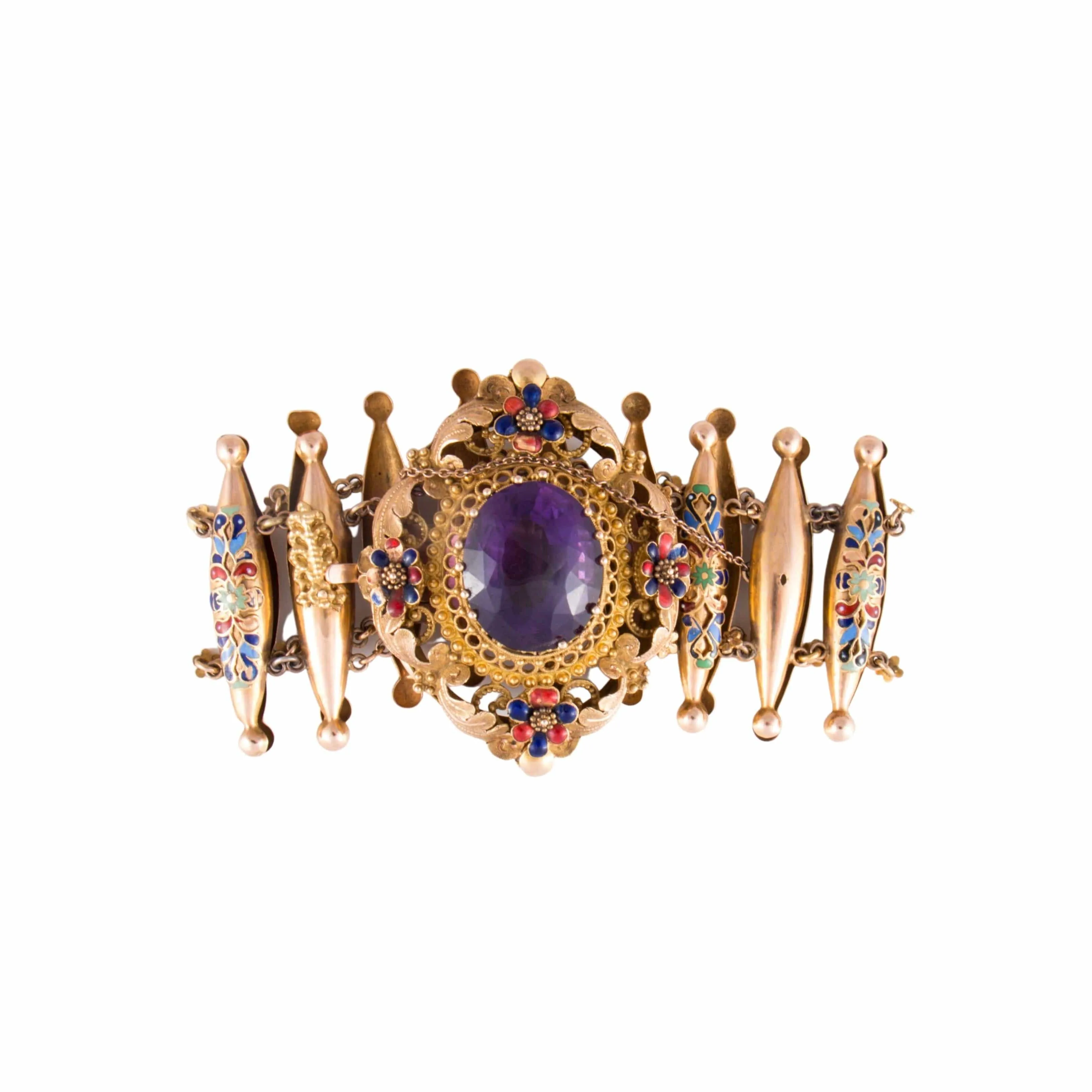 Bracelet émaillé époque victorienne sold by 58 Facettes