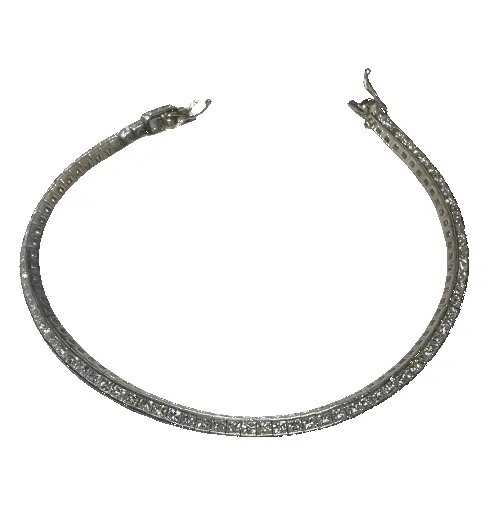 Bracelet tennis rivière de 76 diamants sold by 58 Facettes product image thumbnail 5