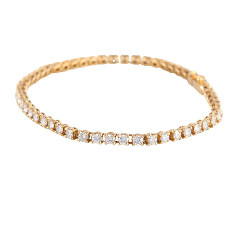 Bracelet Rivière Or jaune Diamants sold by 58 Facettes
