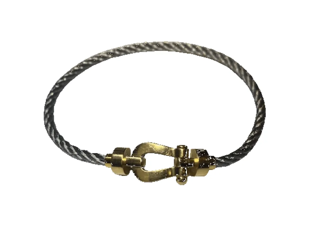 BRACELET FRED FORCE 10 OR & ACIER sold by 58 Facettes