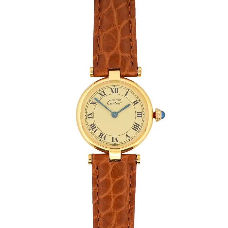 Cartier Must Vendôme - Lemon roman dial - SM sold by 58 Facettes