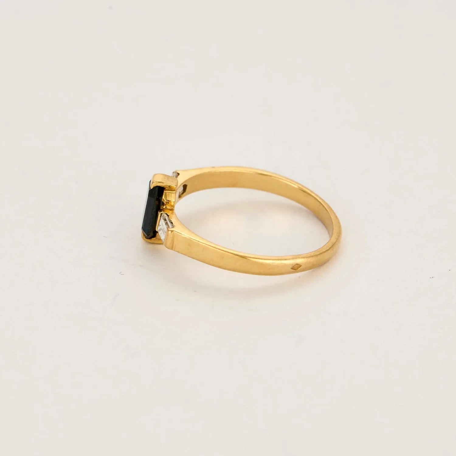 Bague or jaune, saphir et diamants sold by 58 Facettes product image thumbnail 4