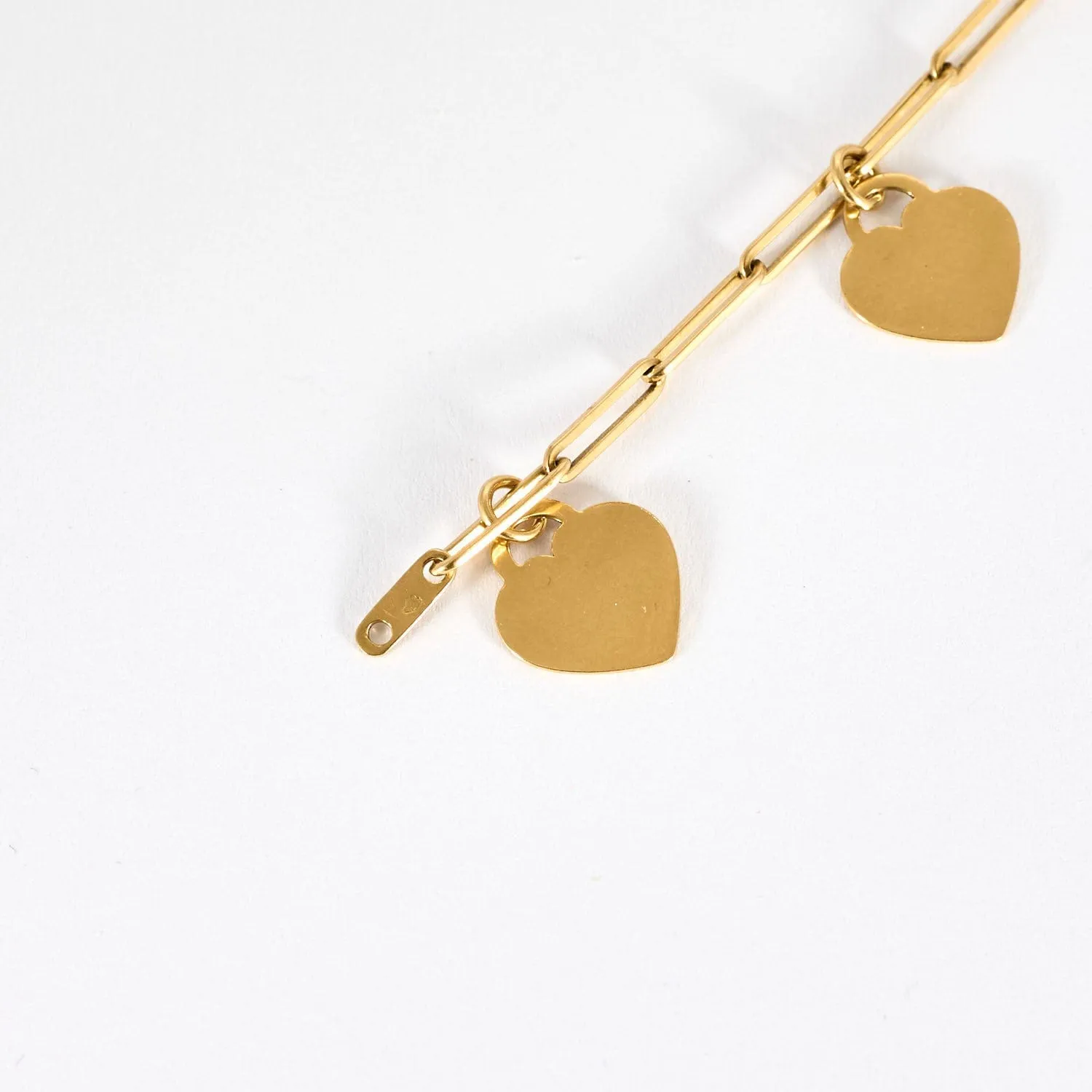 DINH-VAN - VINTAGE - Bracelet Coeurs or jaune sold by 58 Facettes product image thumbnail 5