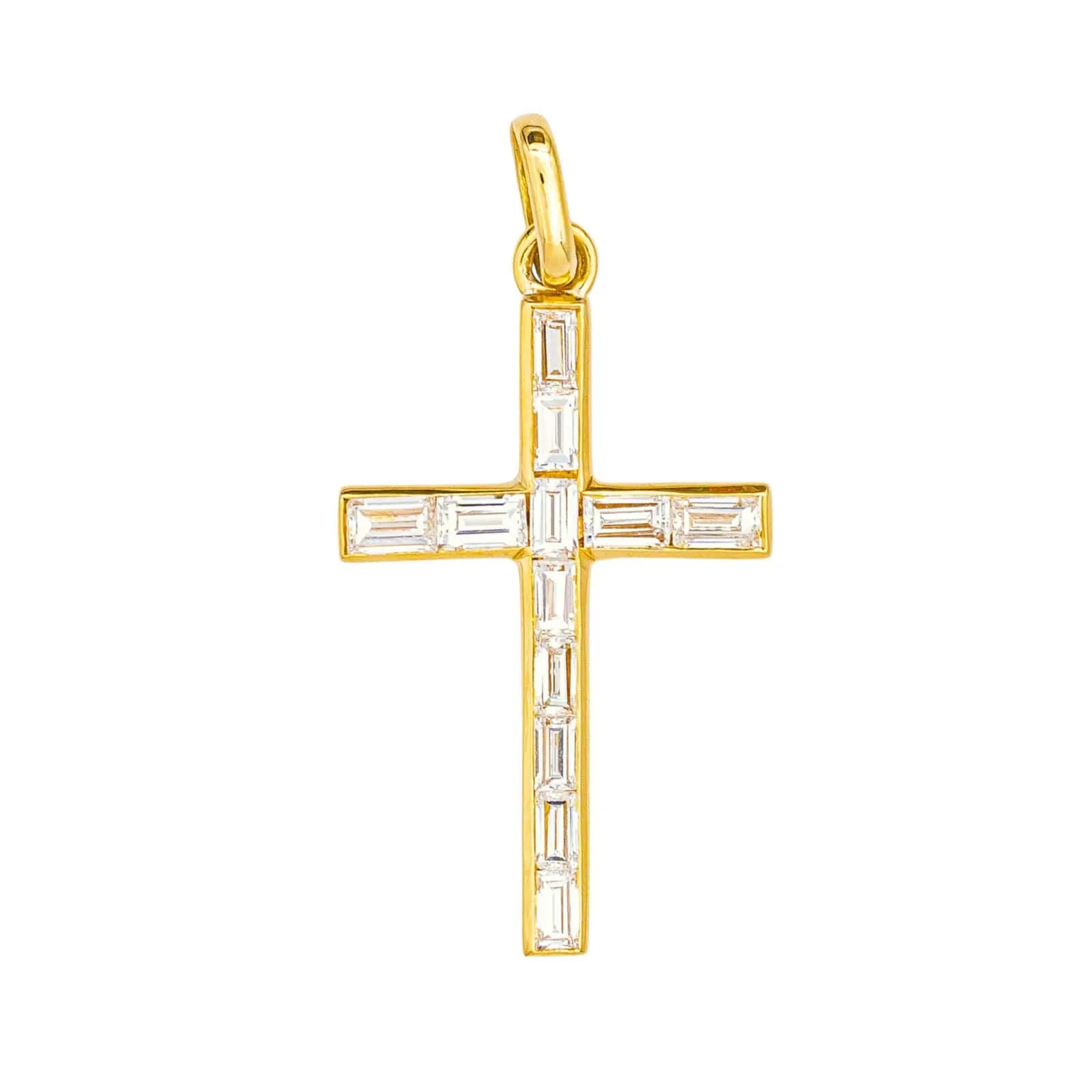 Pendentif Croix Or jaune Diamant sold by 58 Facettes product image thumbnail 2
