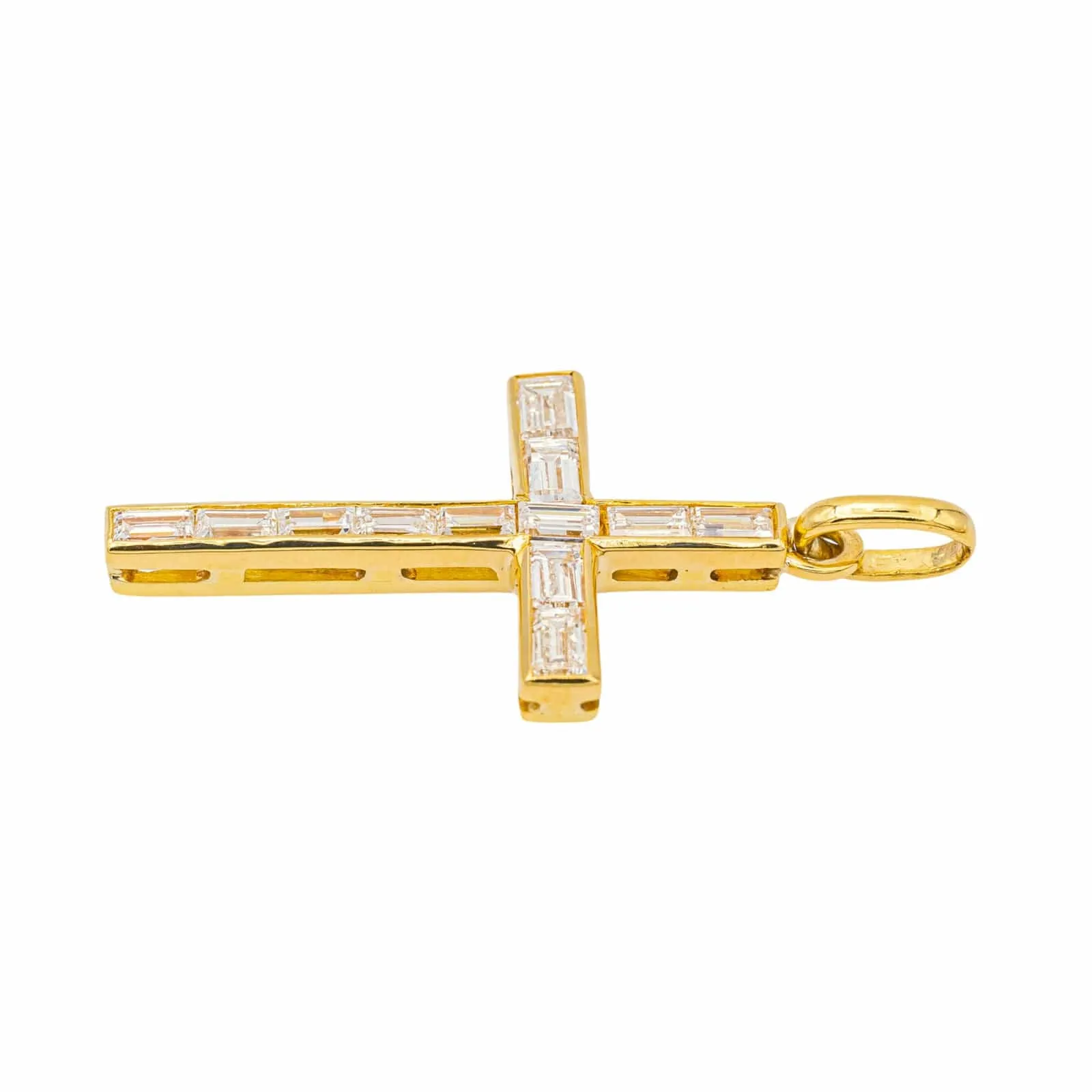 Pendentif Croix Or jaune Diamant sold by 58 Facettes product image thumbnail 4