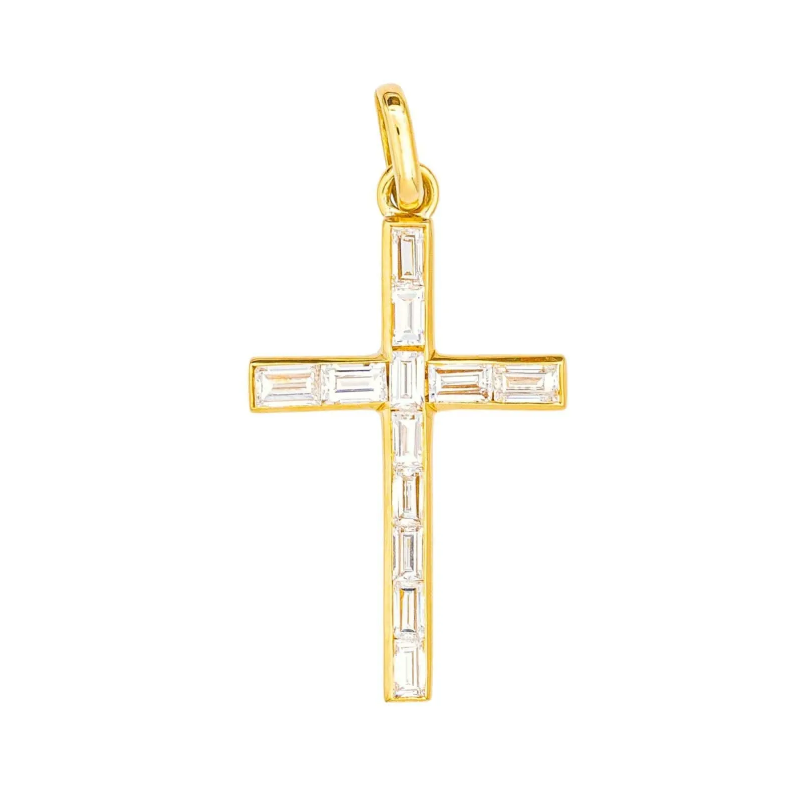 Pendentif Croix Or jaune Diamant sold by 58 Facettes