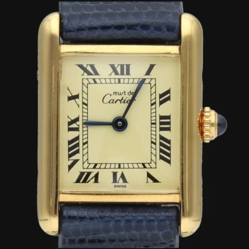 Cartier Montre Tank Vermeil sold by 58 Facettes