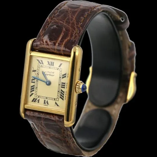 Cartier Montre Tank Vermeil sold by 58 Facettes product image thumbnail 2