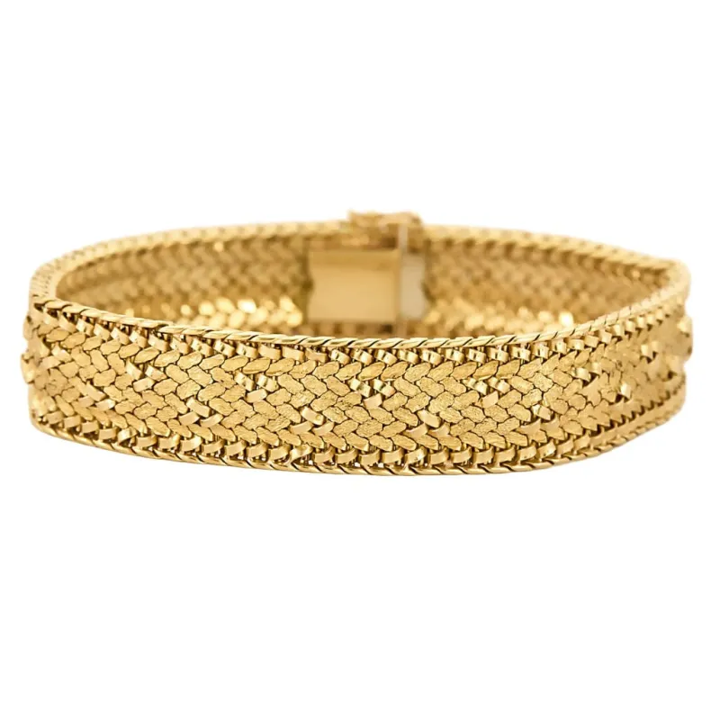 Bracelet souple en Or jaune 18k sold by 58 Facettes