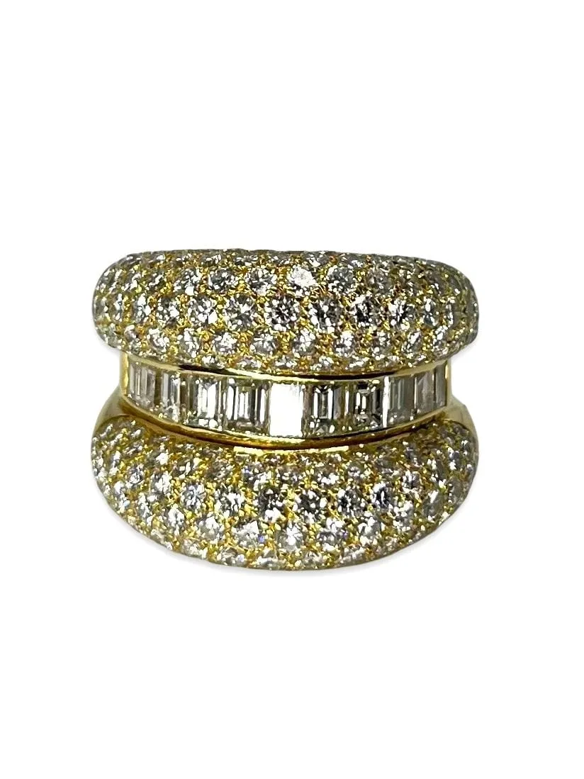 Bague or jaune et diamants 5 ct sold by 58 Facettes