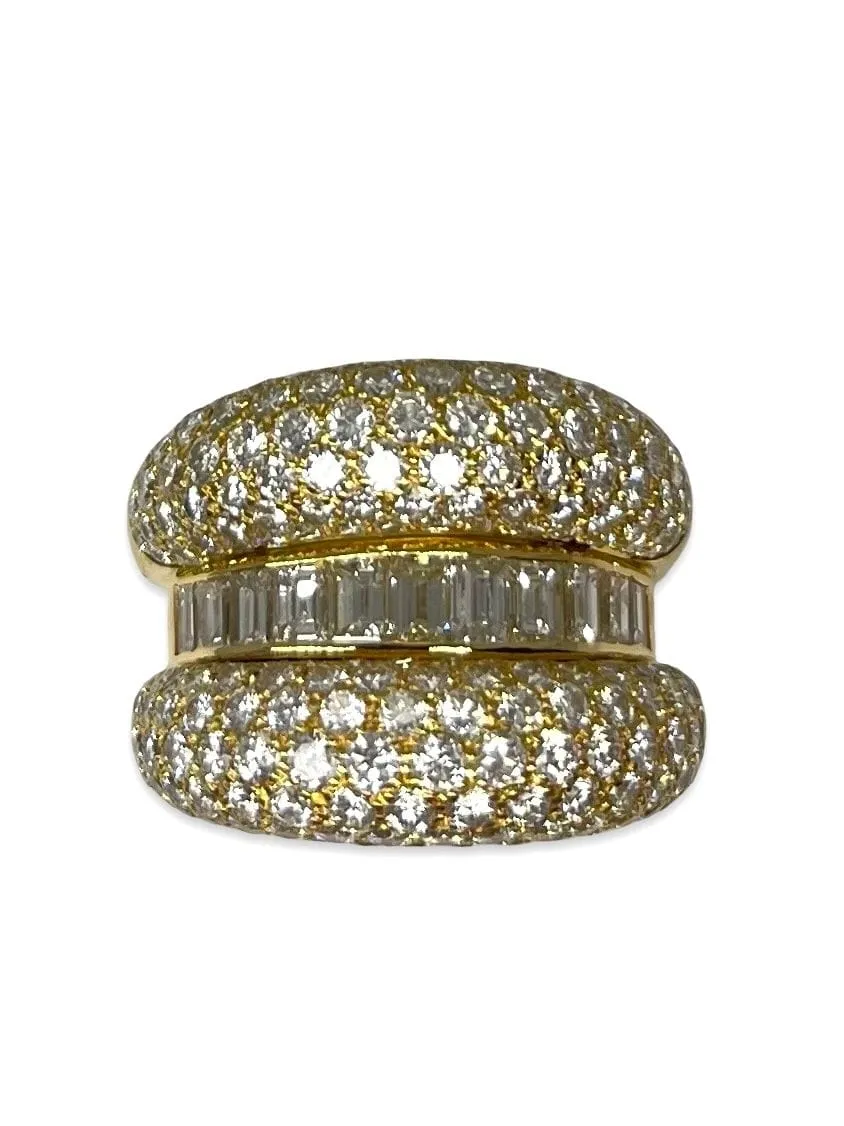 Bague or jaune et diamants 5 ct sold by 58 Facettes product image thumbnail 5