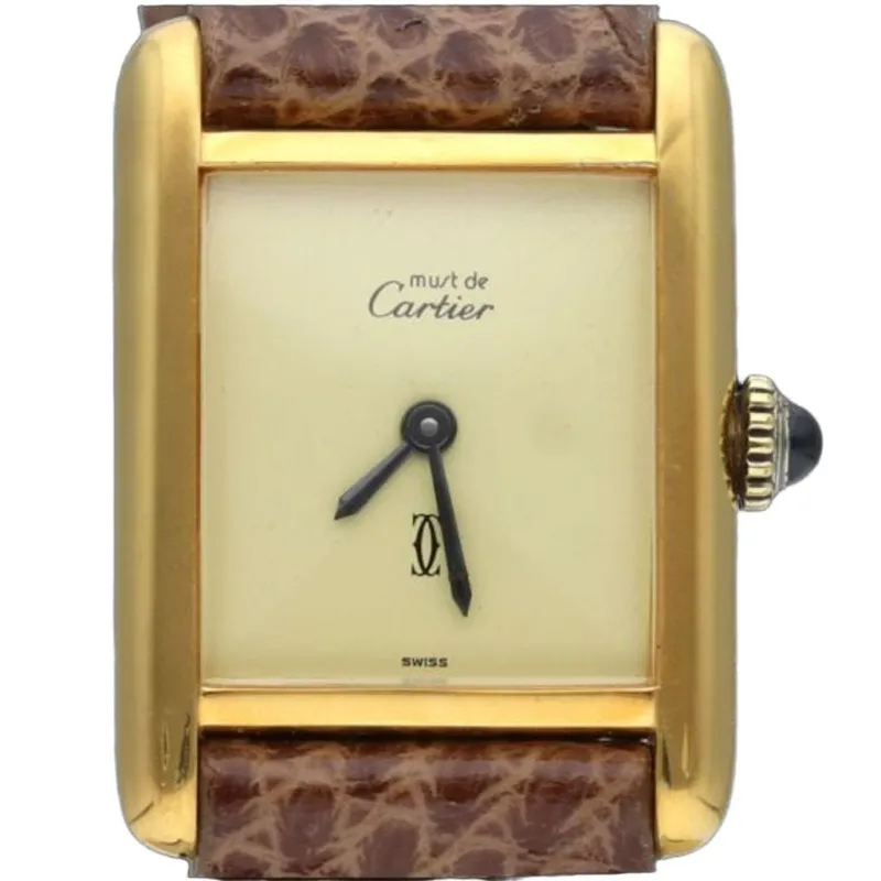 Cartier Montre Tank Vermeil sold by 58 Facettes