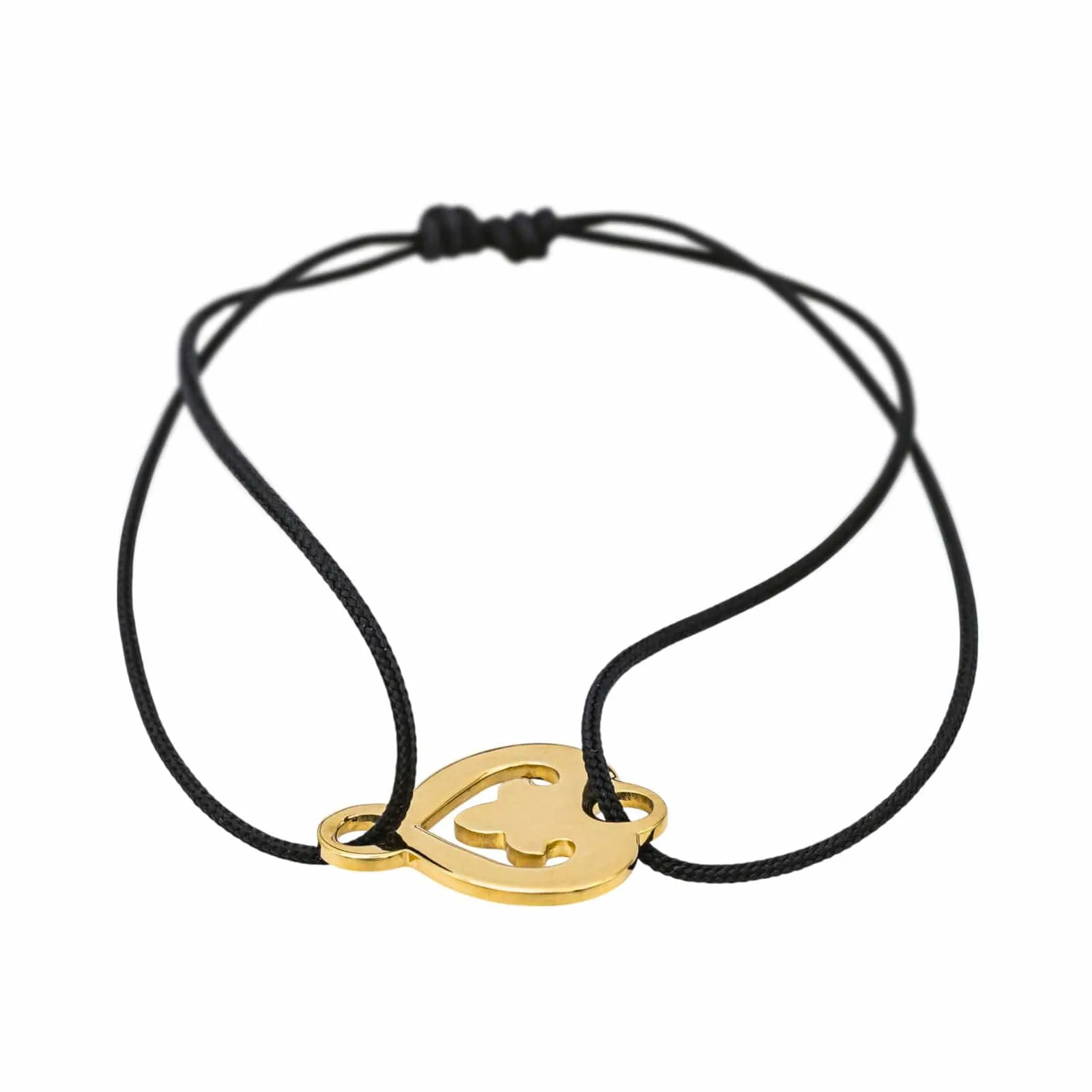 O.J. Perrin Bracelet Cordon Cœur Légende Or jaune sold by 58 Facettes product image thumbnail 3