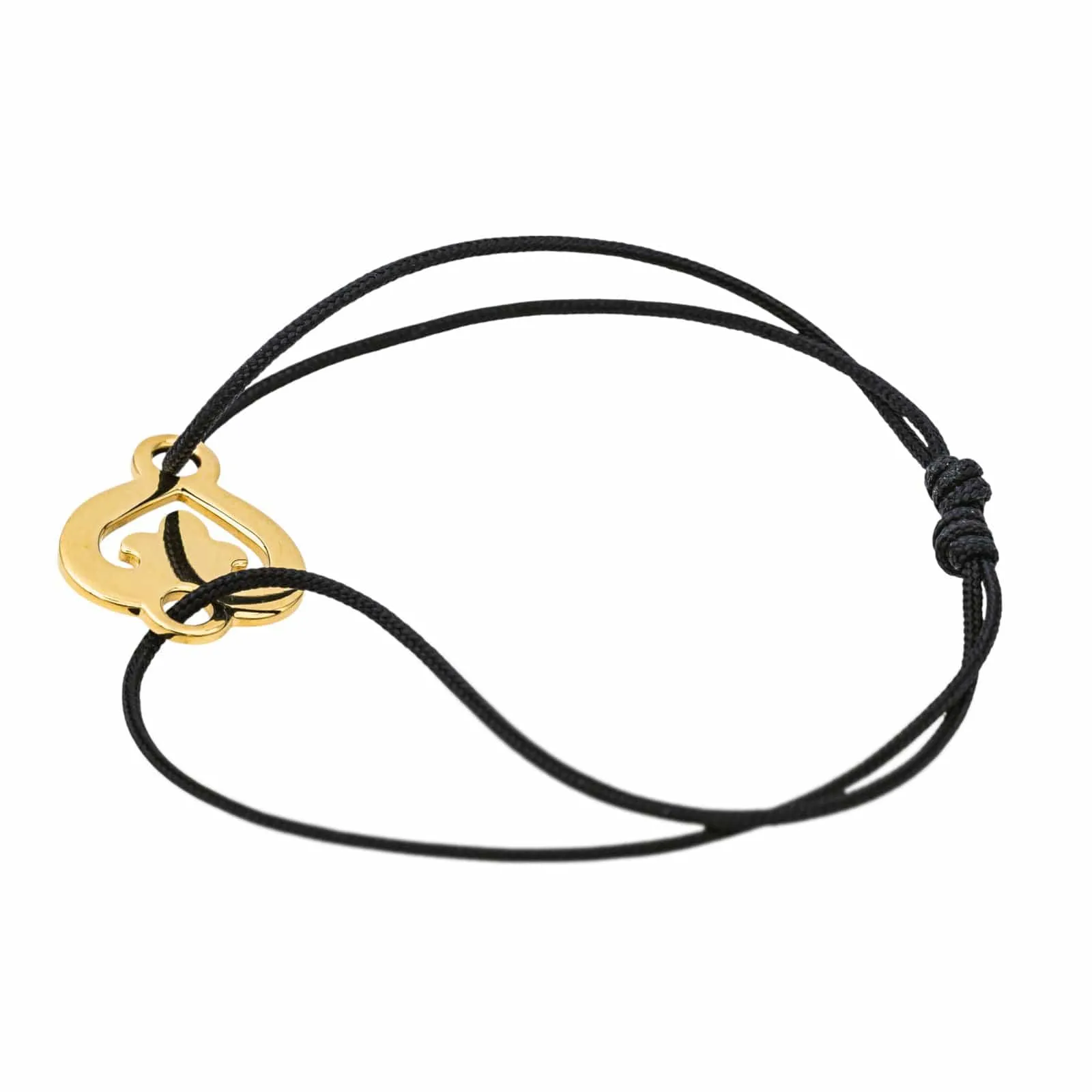 O.J. Perrin Bracelet Cordon Cœur Légende Or jaune sold by 58 Facettes product image thumbnail 4