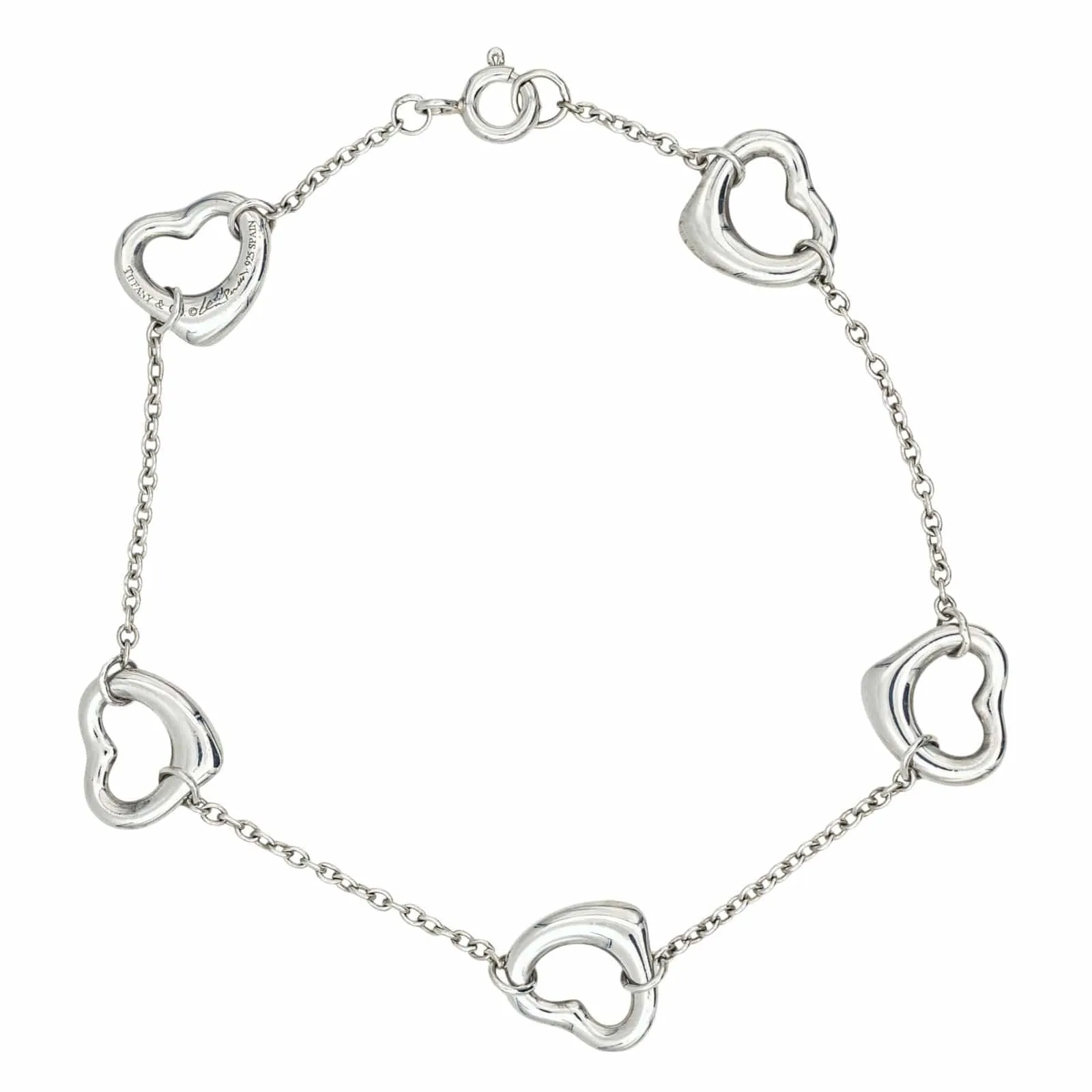 Bracelet Tiffany & Co Coeur Cœur ouvert Argent sold by 58 Facettes