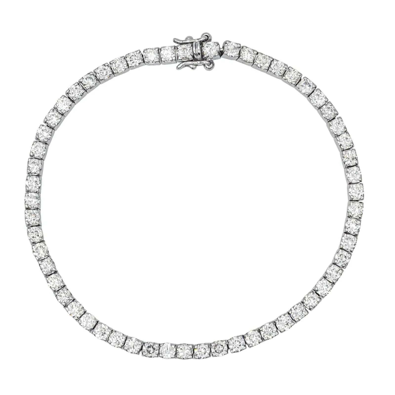 Bracelet Ligne Or blanc Diamant sold by 58 Facettes