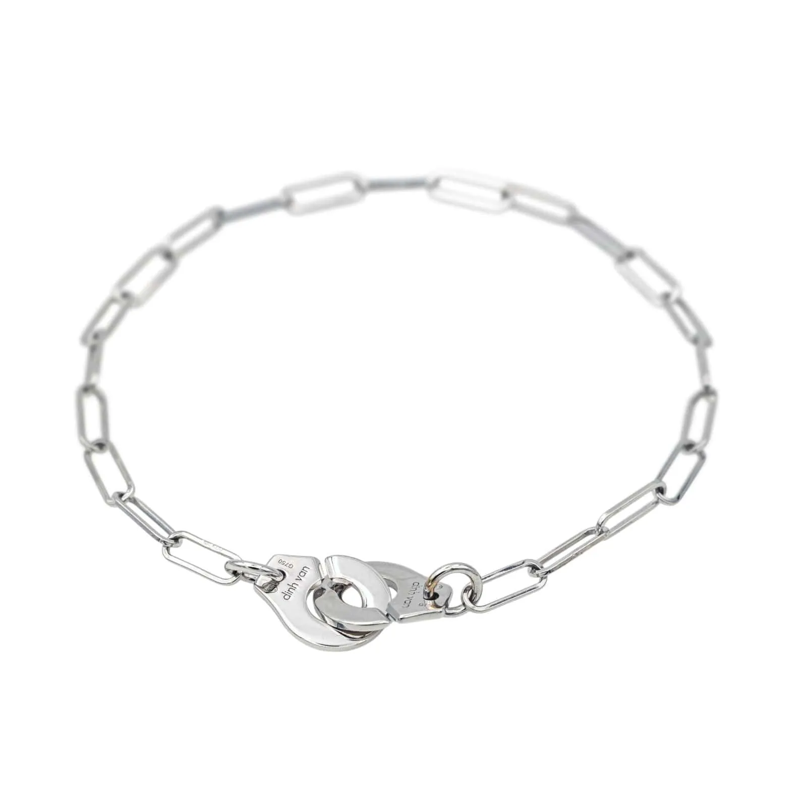 Dinh Van Bracelet Menottes Or blanc sold by 58 Facettes product image thumbnail 4