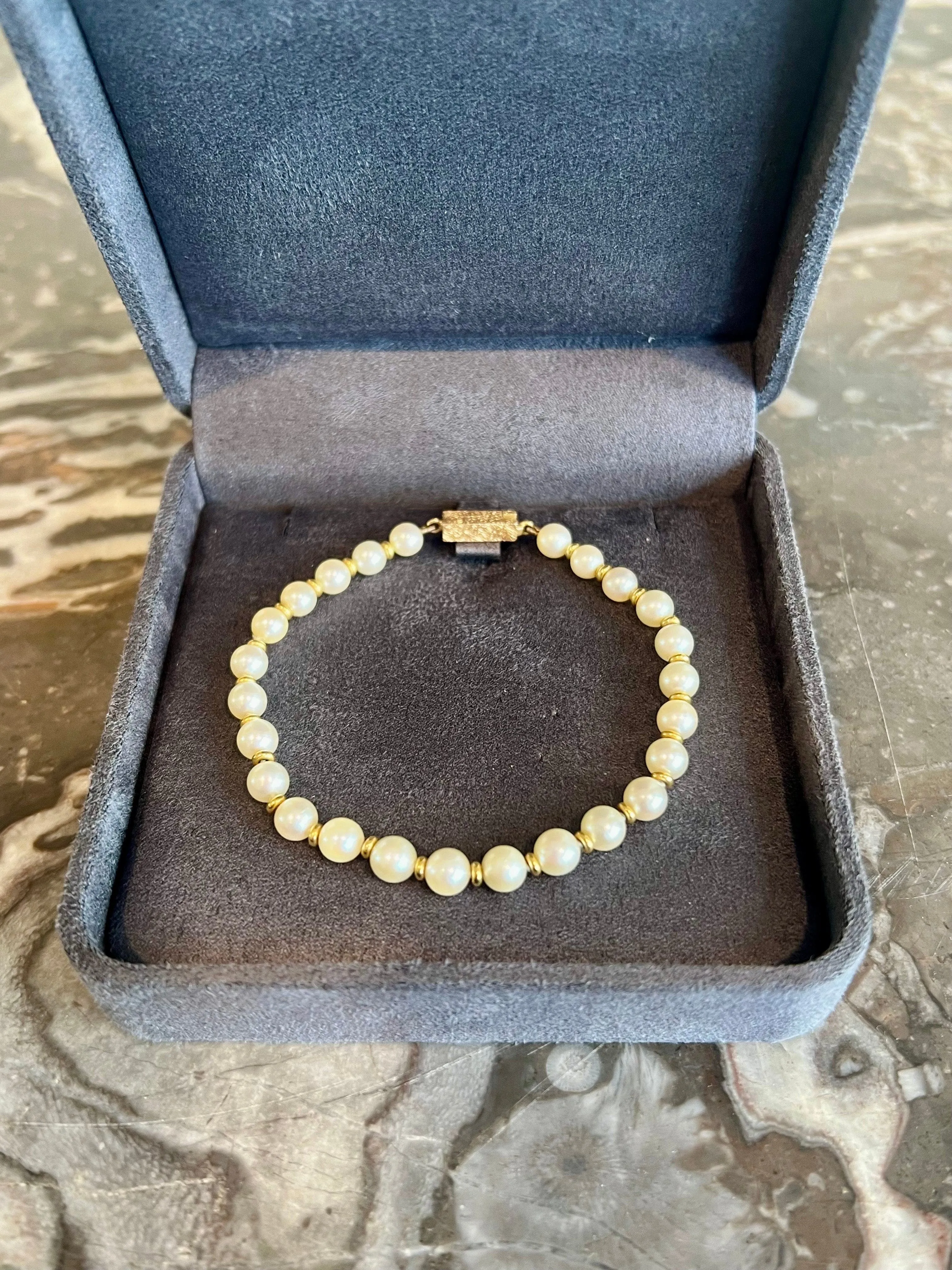 Bracelet en Or jaune et Perles sold by 58 Facettes product image thumbnail 4