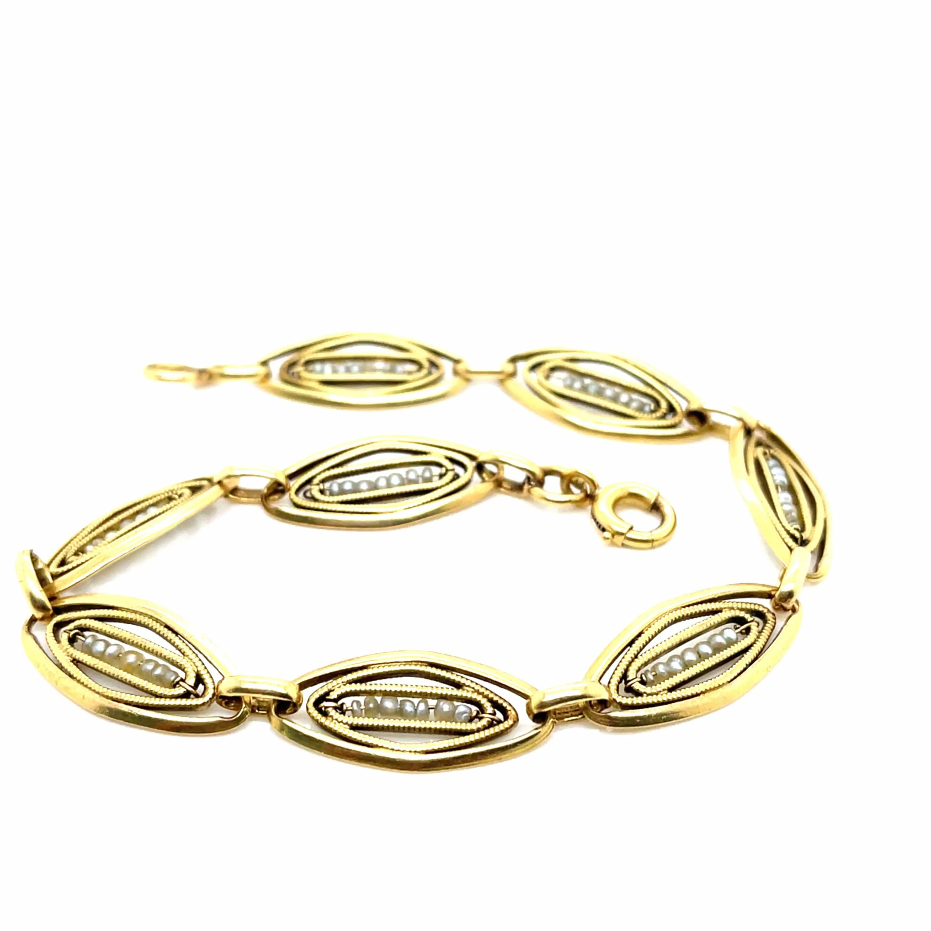Bracelet Ancien Filigrane Or Perles fines sold by 58 Facettes product image thumbnail 2
