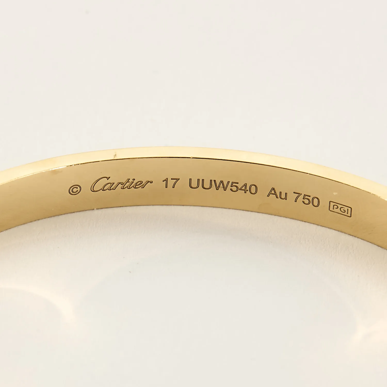 Cartier - LOVE - Bracelet en or jaune sold by 58 Facettes product image thumbnail 5