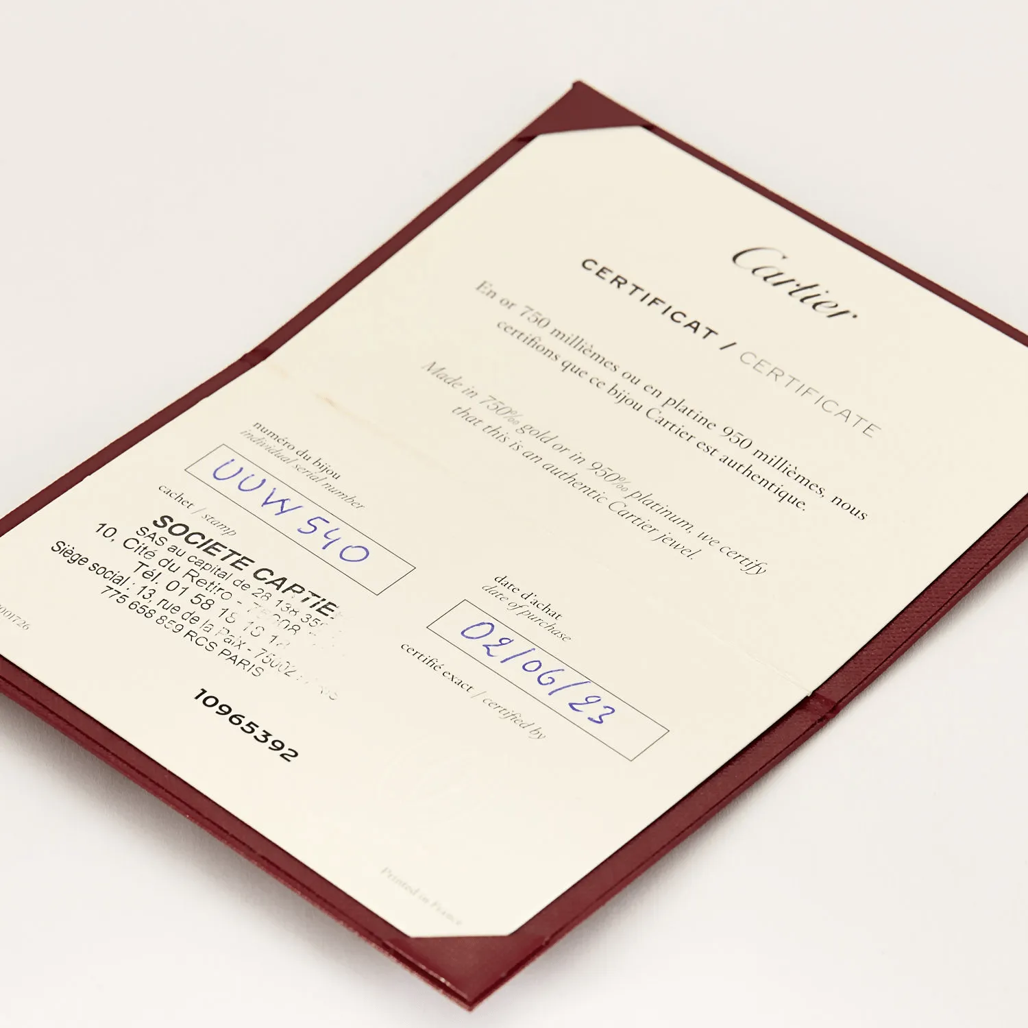 Cartier - LOVE - Bracelet en or jaune sold by 58 Facettes product image thumbnail 4